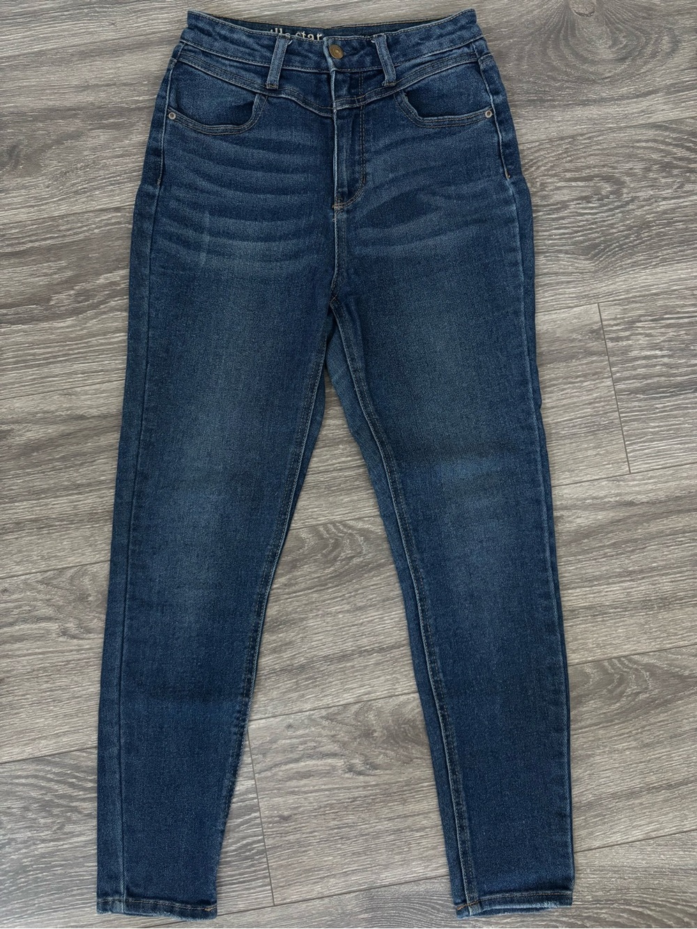 Vanilla Star | Women's Dark Blue High-Rise Skinny Jeans